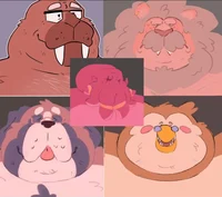 5 Chubby Furry Men