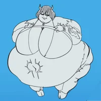 Fat demon girl