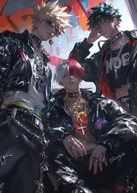 Бакуго Тодороки Деку