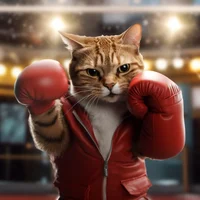 Boxing Cat