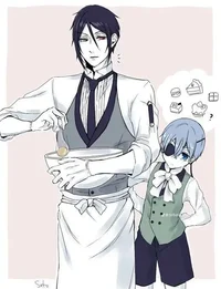 Sebastian and ciel