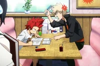 KiriBaku- Studying
