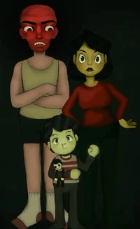 Bad parenting family