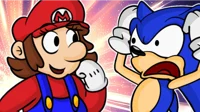 Sonic y Female Mario