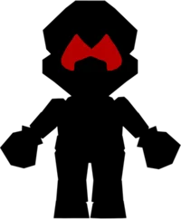 Shadowy Figure Mario