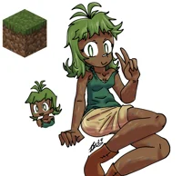 Grass block-chan