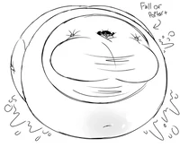 Bloated pop tart gal