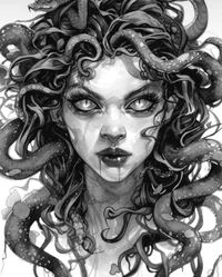 Medusa the gorgon