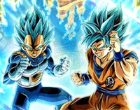 Vegeta Goku Blue LR