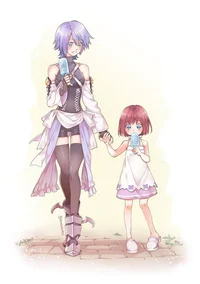 Aqua and Kairi