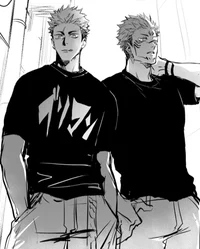 Yuji and Sukuna