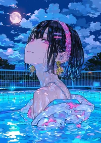 Night Pool Party