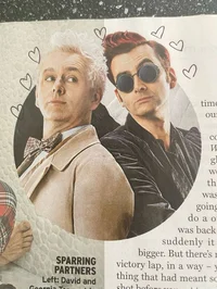 Crowley y Aziraphale