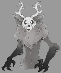 Fluffy wendigo