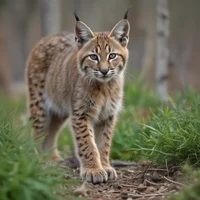 Young bobcat
