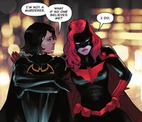 Batwoman and Batgirl