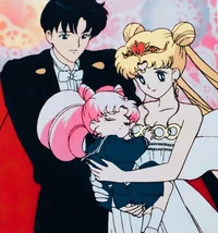 Mamoru and chibiusa