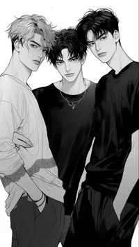 Three hooligans