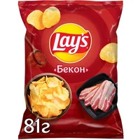 Чипсы с беконом