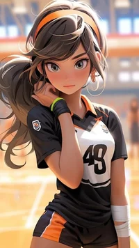 Volleyball girl