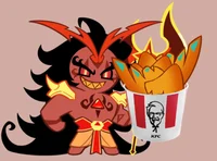 Burning spice cookie