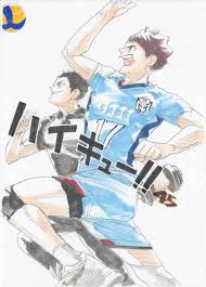 Oikawa and iwaizumi 