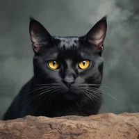 the black cat