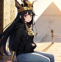Egyptian anime girl