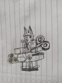 Catgirl with minigun