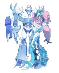 Optimus and Megatron