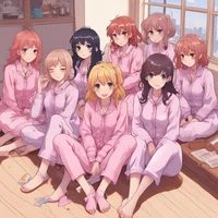 All girls sleep over