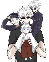 Husband and children