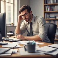 overworked boyfriend