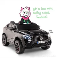 Ralsei in suv