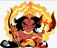 Burning spice cookie