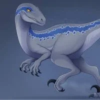 Blue Velociraptor 