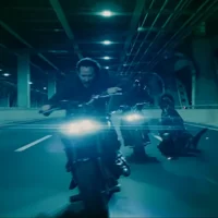 Persecución en moto