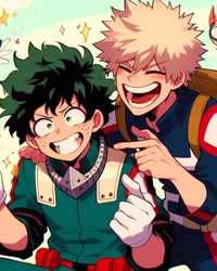 Izuku and Katsuki