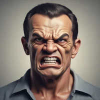 Angry man