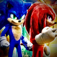 Knukcles y Sonic 
