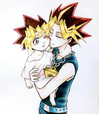 Yugi and Atem