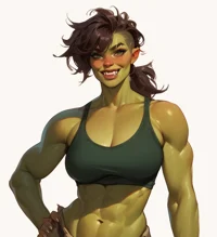 Orc Tomboy Friend