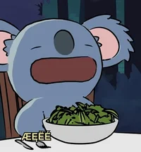 Koala at a Diner