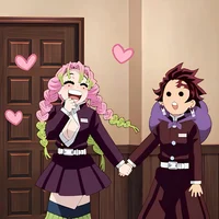 Tanjiro y Mitsuri 