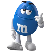 Blue M and M