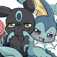 Vaporeon and Umbreon