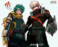 Deku and Dynamight