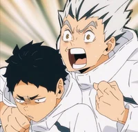 Bokuto y Akaashi