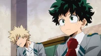 Izuku and Bakugo 