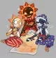 Demon Sun and Moon